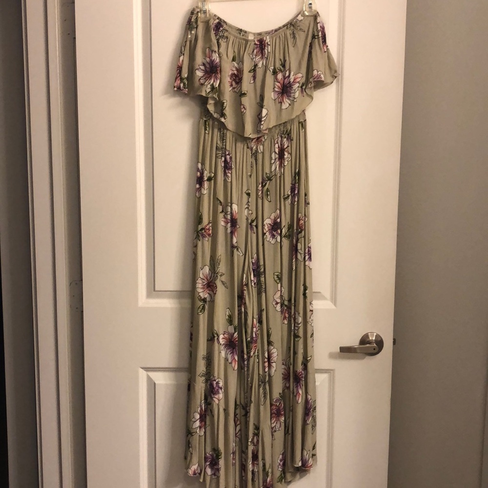 Floral print jumpsuit